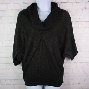 Calvin Klein Shimmer Thread Cowl Neck Career Wear Top